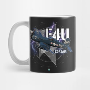 F4U Corsair Pilot Gift WW2 Warbird Mug